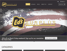 Tablet Screenshot of edssurplus.com